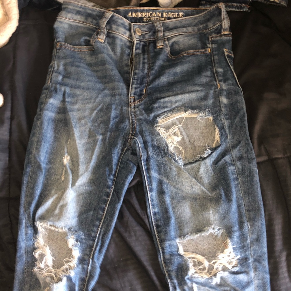 Ripped American Eagle Jeans